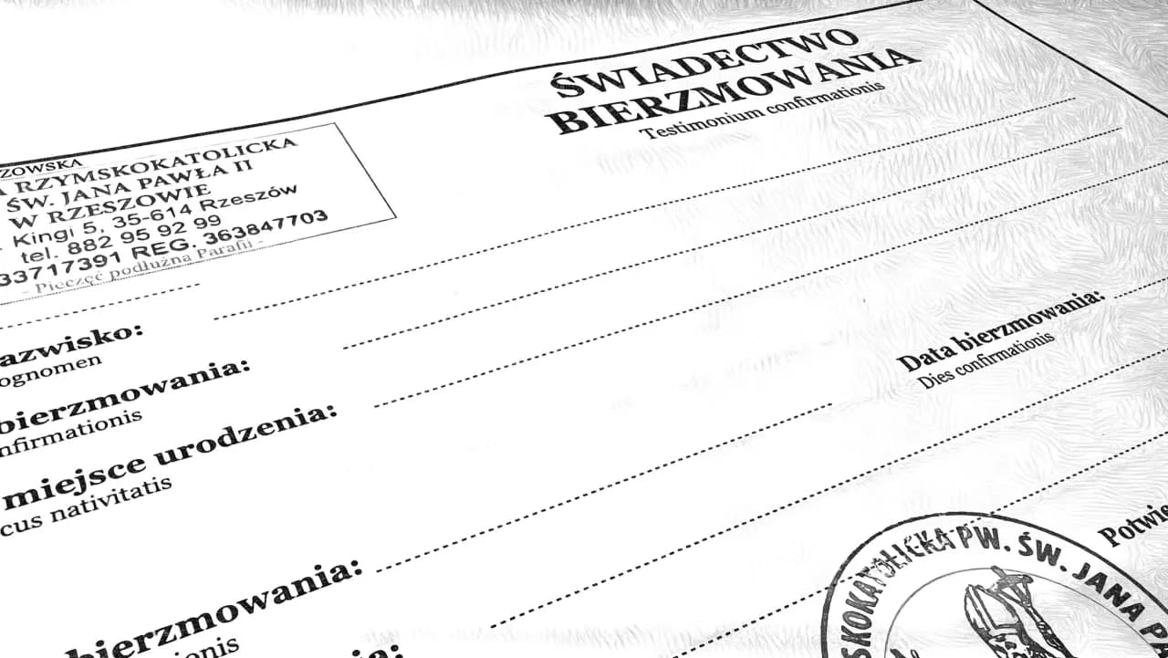 Co potrzebne do bierzmowania? Sprawdź wymagane dokumenty i kroki